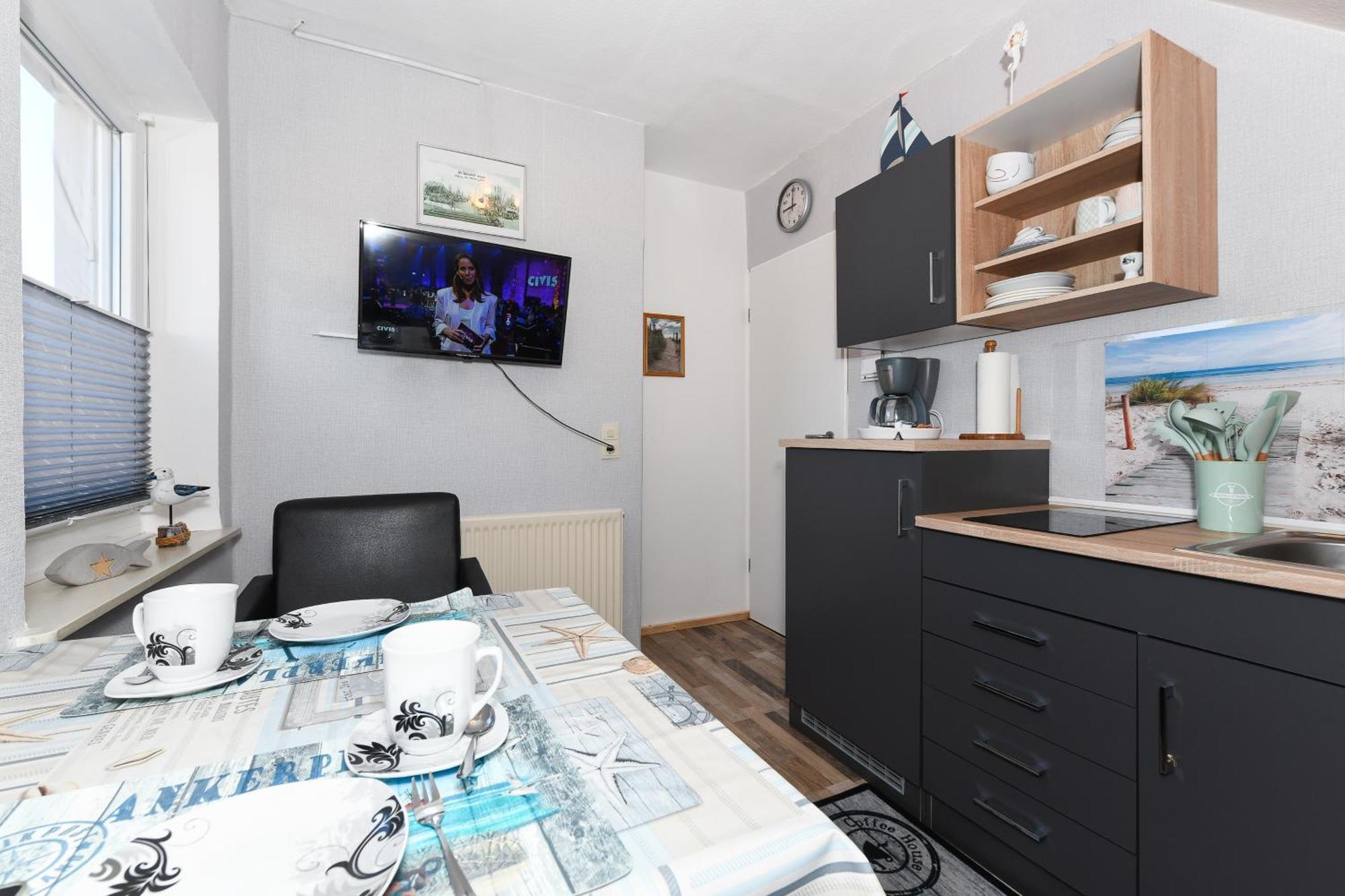 Ferienwohnung Ankerplatz Im Gaestehaus Kock นอยฮาร์ลิงเงอซีล ภายนอก รูปภาพ